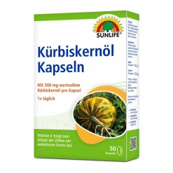 Sunlife Kürbiskernöl Kapseln| Hot