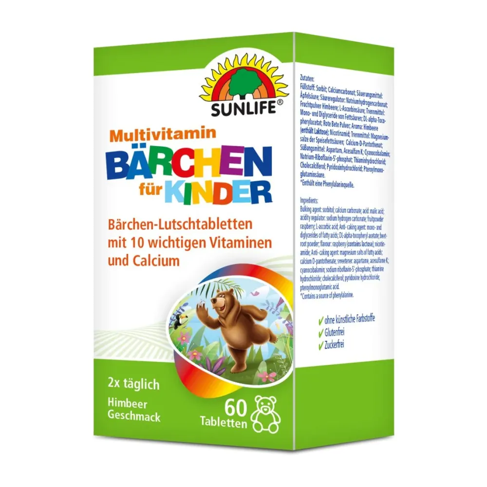 Sunlife Multivitamin Bärchen für Kinder| Sale