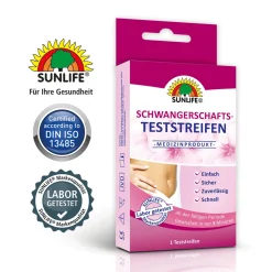 SUNLIFE® Schwangerschafts-Teststreifen hCG Stick><noscript><img width=