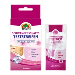 SUNLIFE® Schwangerschafts-Teststreifen hCG Stick><noscript><img width=