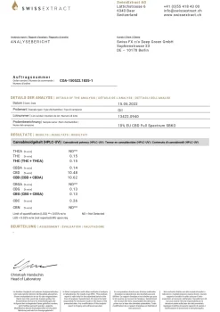 CBD Öl 10% Vollspektrum|SWISS FX Online