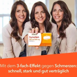 Synofen von : schnell, stark und gut verträglich gegen Schmerzen – mit der Wirkstoffkombination aus Paracetamol und Ibuprofen, Filmtabletten>ratiopharm Sale