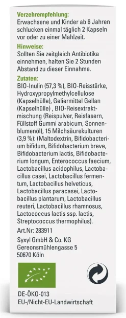 PROBIO-CULT® PUR 15, denn eine stabile Darmflora braucht Vielfalt.|Syxyl Discount