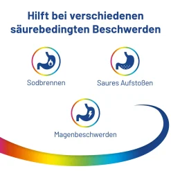 Kautabletten – wirken schnell und kontrolliert gegen Sodbrennen, Reflux und säurebedingte Magenbeschwerden|Talcid Discount