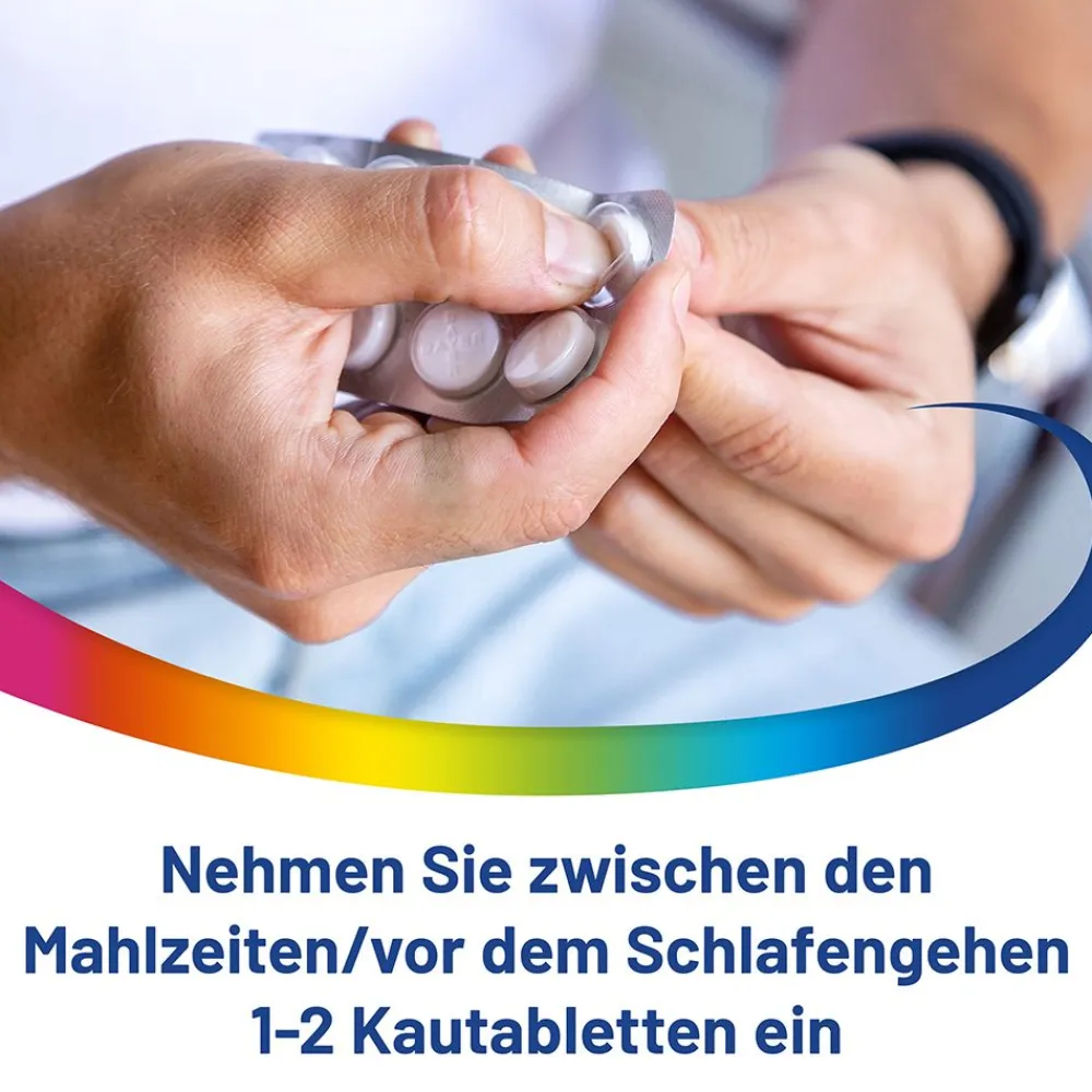 Kautabletten – wirken schnell und kontrolliert gegen Sodbrennen, Reflux und säurebedingte Magenbeschwerden>Talcid New
