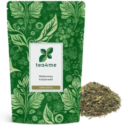 tea4me Pfefferminze Kräuterwohl mit intensivem Minze-Geschmack| New