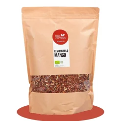teeverliebt - Lemongras & Mango Bio loser Rooibostee Großpackung I Exotisch, mit fruchtiger Frische> Hot
