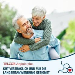 Arginin plus B-Vitamine zur Unterstützung bei leichtem Bluthochdruck + Durchblutungsstörungen|Telcor Best