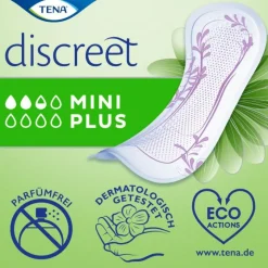 Discreet Mini Plus Inkontinenz Einlagen>TENA Lady