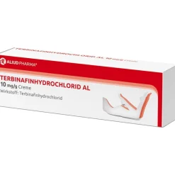 Terbinafinhydrochlorid AL 10 mg/g Creme bei Fußpilz>Aliud Discount