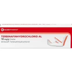 Terbinafinhydrochlorid AL 10 mg/g Creme bei Fußpilz><noscript><img width=