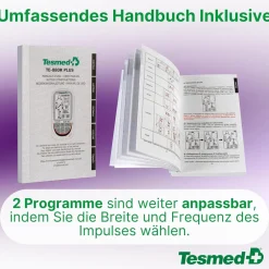 TESMED TE-880R Plus Wiederaufladbarer Muskelelektrostimulator, TENS,73 Programme Schmerztherapie| Outlet