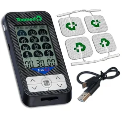 TESMED Trio 6.5: Wiederaufladbarer Muskel-Elektrostimulator-36 Programme, tens, Schmerztherapie| Discount