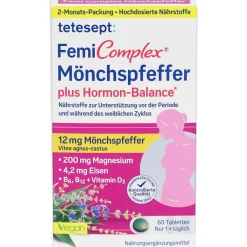 tetesept FemiComplex® Mönchspfeffer plus Hormon-Balance| New