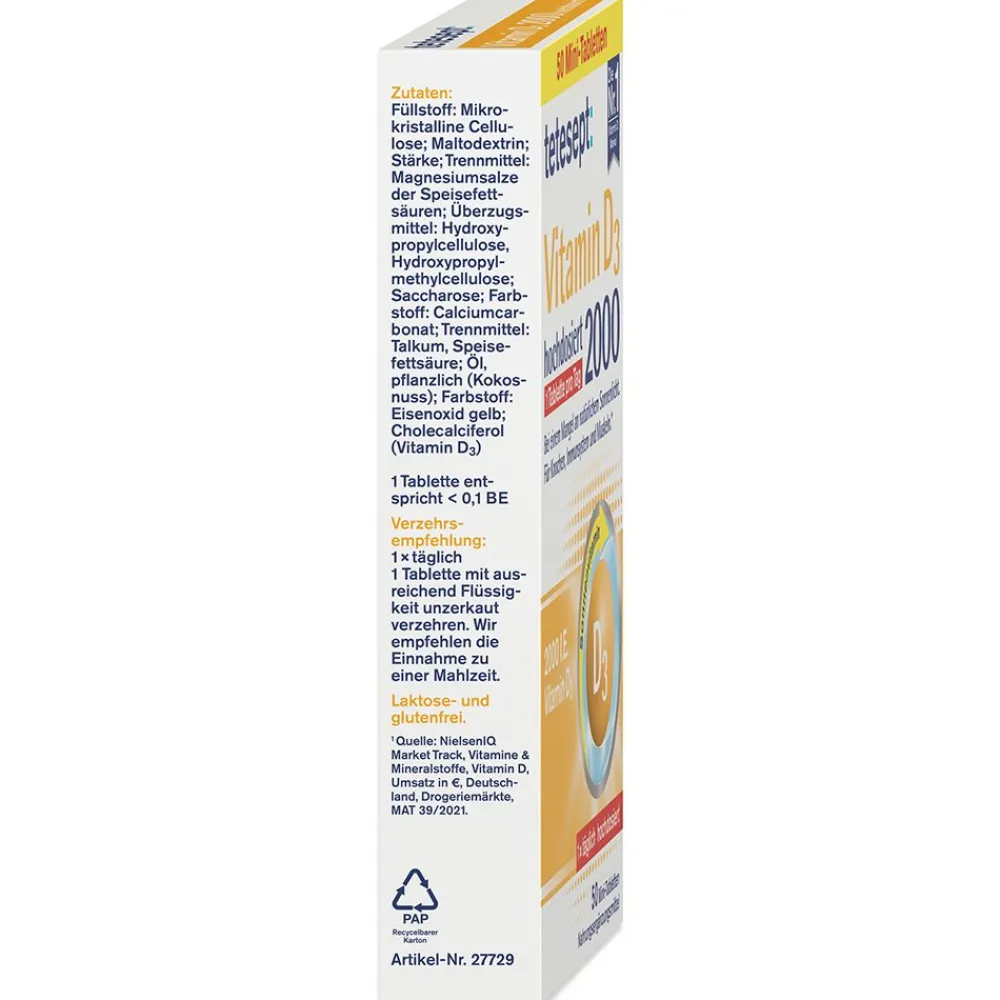 ® Vitamin D3 2000 hochdosiert>tetesept Hot