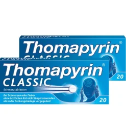 Classic 2x 20Stk. | schnelle Hilfe bei akuten leichten bis mäßigen Kopfschmerzen|Thomapyrin Best