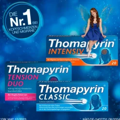Thomapyrin INTENSIV 2x 20Stk. I  starke Hilfe bei Kopfschmerzen und Migräne| New