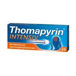 Thomapyrin INTENSIV 2x 20Stk. I  starke Hilfe bei Kopfschmerzen und Migräne| New