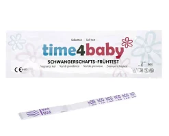 time4baby hochempfindlicher Frühschwangerschaftstest 10 miu/ml| Hot