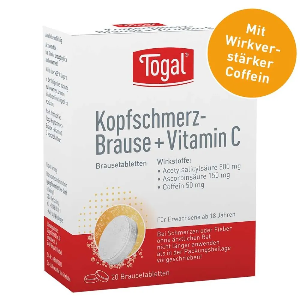 Togal® Kopfschmerz-Brause + Vitamin C| Outlet