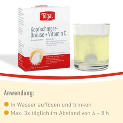 Togal® Kopfschmerz-Brause + Vitamin C| Outlet