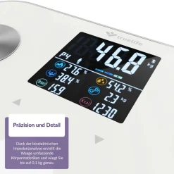 Truelife FitScale W6 BT Personenwaage max. 180 kg retail (TLFSW6BT)|