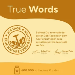 ® Vitamin D3 K2 hochdosiert - 2500 IE Vitamin D3 - 365 Tabletten (1 Jahr) - Testsieger|TRUE NATURE Hot