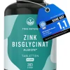 ® Zink Bisglycinat Tabletten Testsieger (Premium Markenrohstoff Albion®), 1 Jahr Vorrat>TRUE NATURE Best