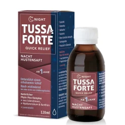 TUSSAFORTE NIGHT quick Relief Hustensaft| Best