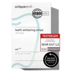 Uniquesmile Zahnaufhellung Whitening Strips - frei von Peroxid| Clearance