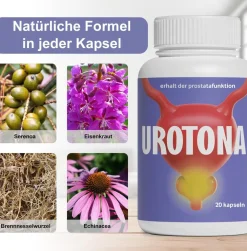 Urotonal Kapseln mit Zink Harnweg-Unterstützung Nahrungsergänzungsmittel| New