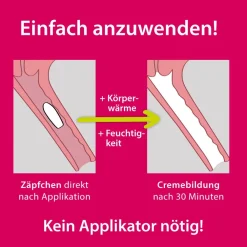 FeuchtCreme Cremolum: Hormonfreies Vaginalzäpfchen bei trockener Scheide – schnelle Linderung & einfache Anwendung><noscript><img width=