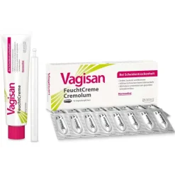 FeuchtCreme mit Applikator + FeuchtCreme Cremolum Set bei Scheidentrockenheit|Vagisan Clearance