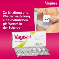 Vagisan Milchsäure: Zäpfchen zur Stabilisierung des natürlichen vaginalen pH-Werts><noscript><img width=