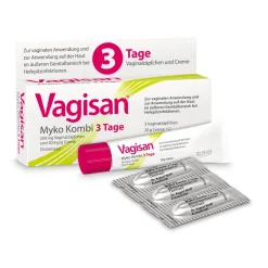 Vagisan Myko Kombi 3 Tage – Zäpfchen und Creme zur Behandlung von Scheidenpilz>Clotrimazol Discount