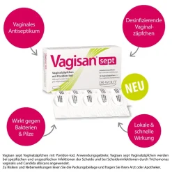 sept: Antiseptische Vaginalzäpfchen mit Povidon-Iod bei Scheideninfektionen>Vagisan Outlet