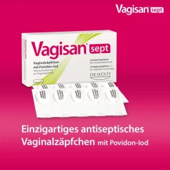 sept: Antiseptische Vaginalzäpfchen mit Povidon-Iod bei Scheideninfektionen><noscript><img width=