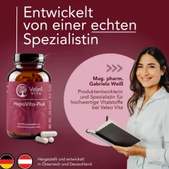 Valeo Vita® HepaVita-Plus - Leberkomplex mit Mariendistel, Artischocke, Löwenzahn & Alpha-Liponsäure| New