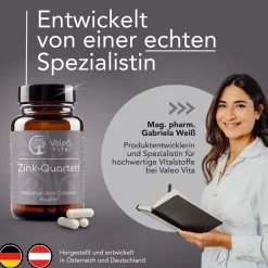 Valeo Vita® Zink-Quartett + Kupfer Kapseln - 30 mg> Outlet
