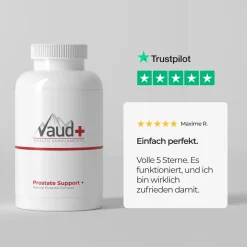 Vaud ® Prostate Support | Prostata Komplex mit Kürbiskernen, Sägepalmenextrakt & Brennnessel Männer><noscript><img width=