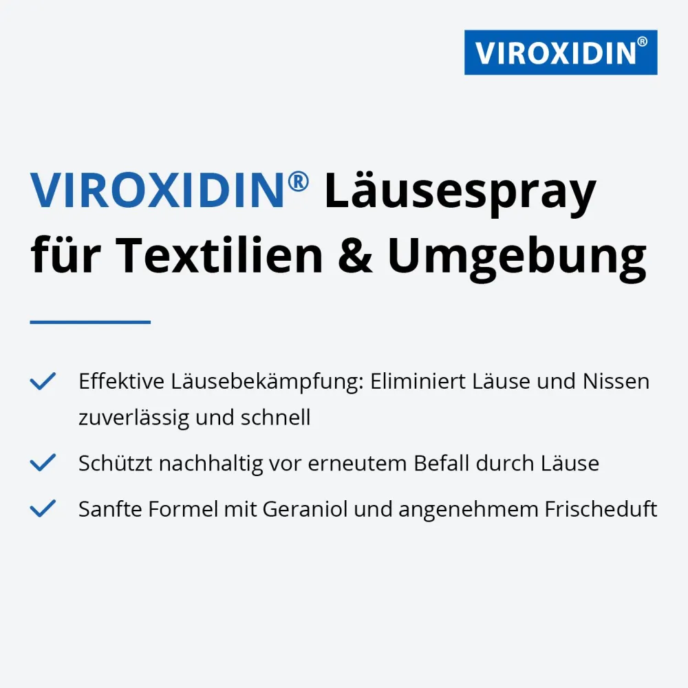 Viroxidin Läuse Abwehrspray> Hot