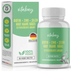 Biotin 10 mg Depot + Selen 110 mcg + Zink 10 mg>vitabay Clearance