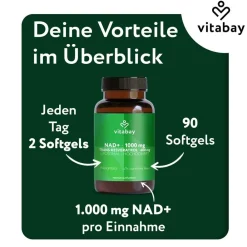 NAD+ 1000 mg  Trans-Resveratrol 600 mg liposomal - hochdosiert|vitabay Online