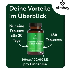 Vitamin D3 20000 IE + K2><noscript><img width=