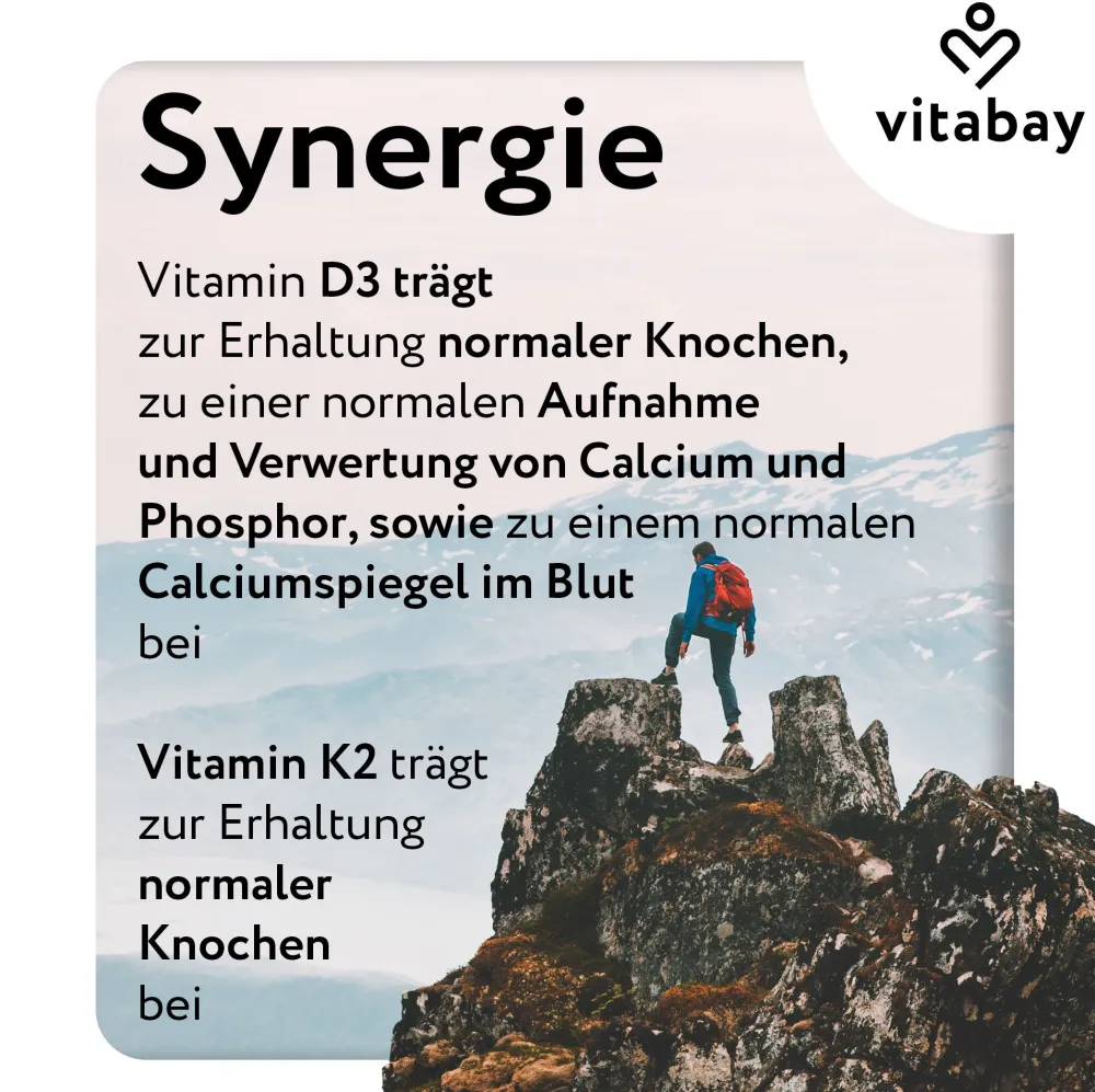 Vitamin D3 20000 IE + K2>vitabay New