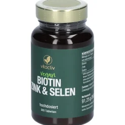 vitactiv Biotin Selen & Zink vegan><noscript><img width=