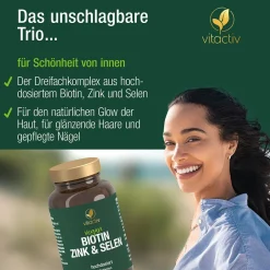 vitactiv Biotin Selen & Zink vegan><noscript><img width=