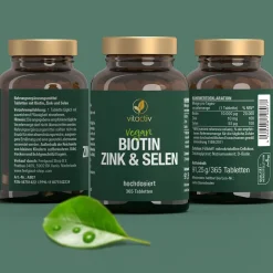 vitactiv Biotin Selen & Zink vegan><noscript><img width=