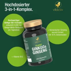 Ginkgo + Ginseng + B12><noscript><img width=
