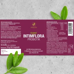 Vitactiv - INTIMFLORA PROBIOTIK - Milchsäurebakterien| Sale